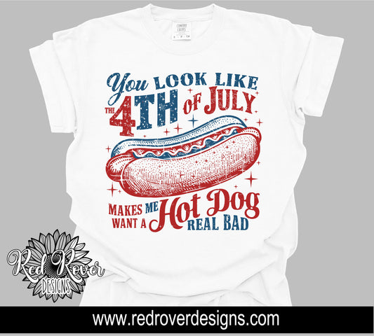 4th of July Hot Dog
