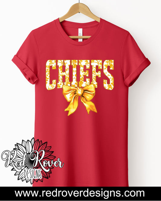 Chiefs Toile Bow