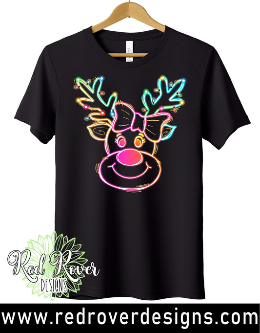 Neon Reindeer
