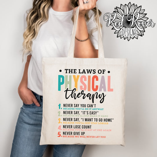 Physical Therapy Laws tote