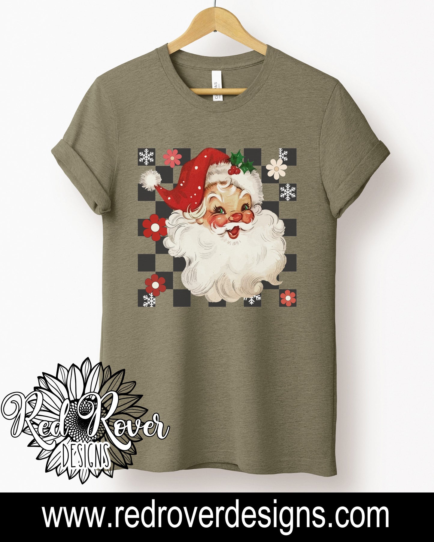 Retro Santa Red Check