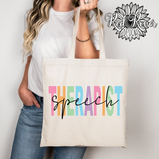 Speech Therapist Tote