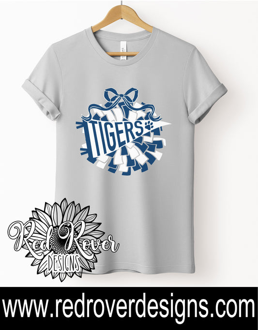 Tigers Pennant Pom