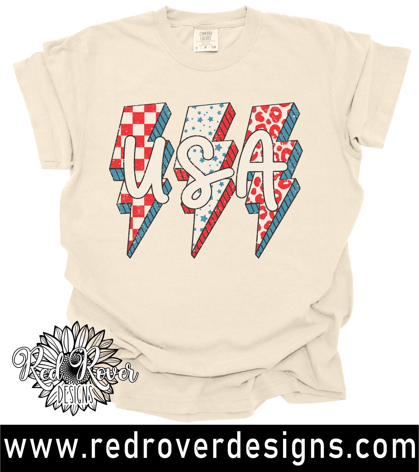USA Lightning Bolt