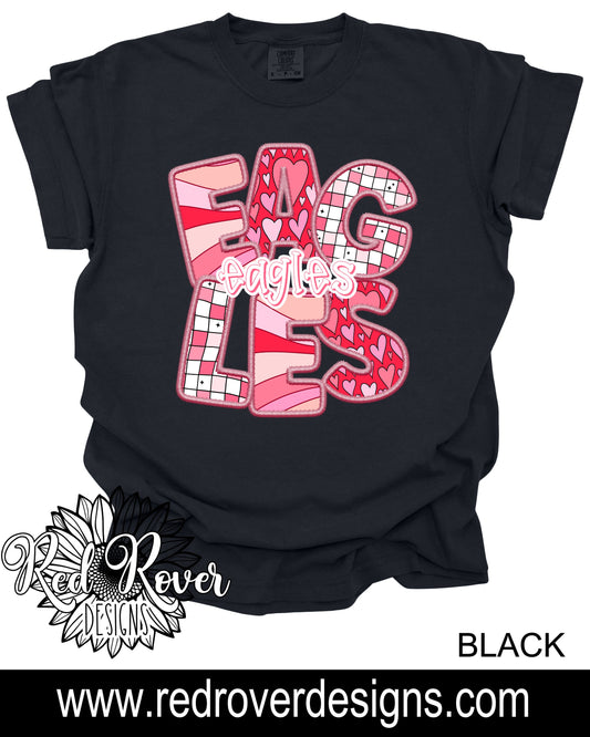 Eagles Faux Embroidery