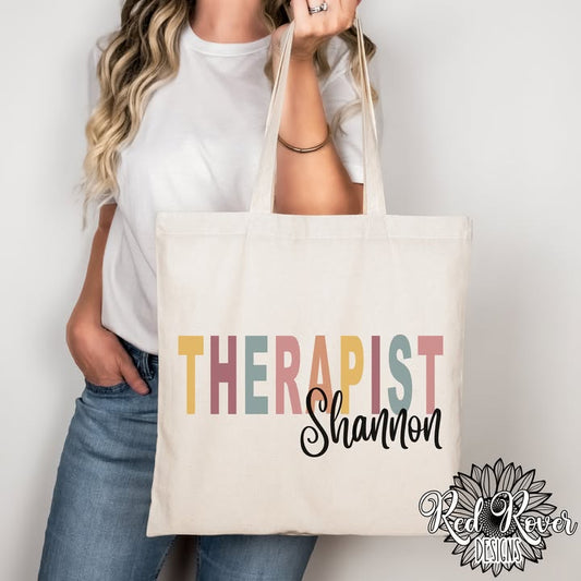 Custom Therapist Tote